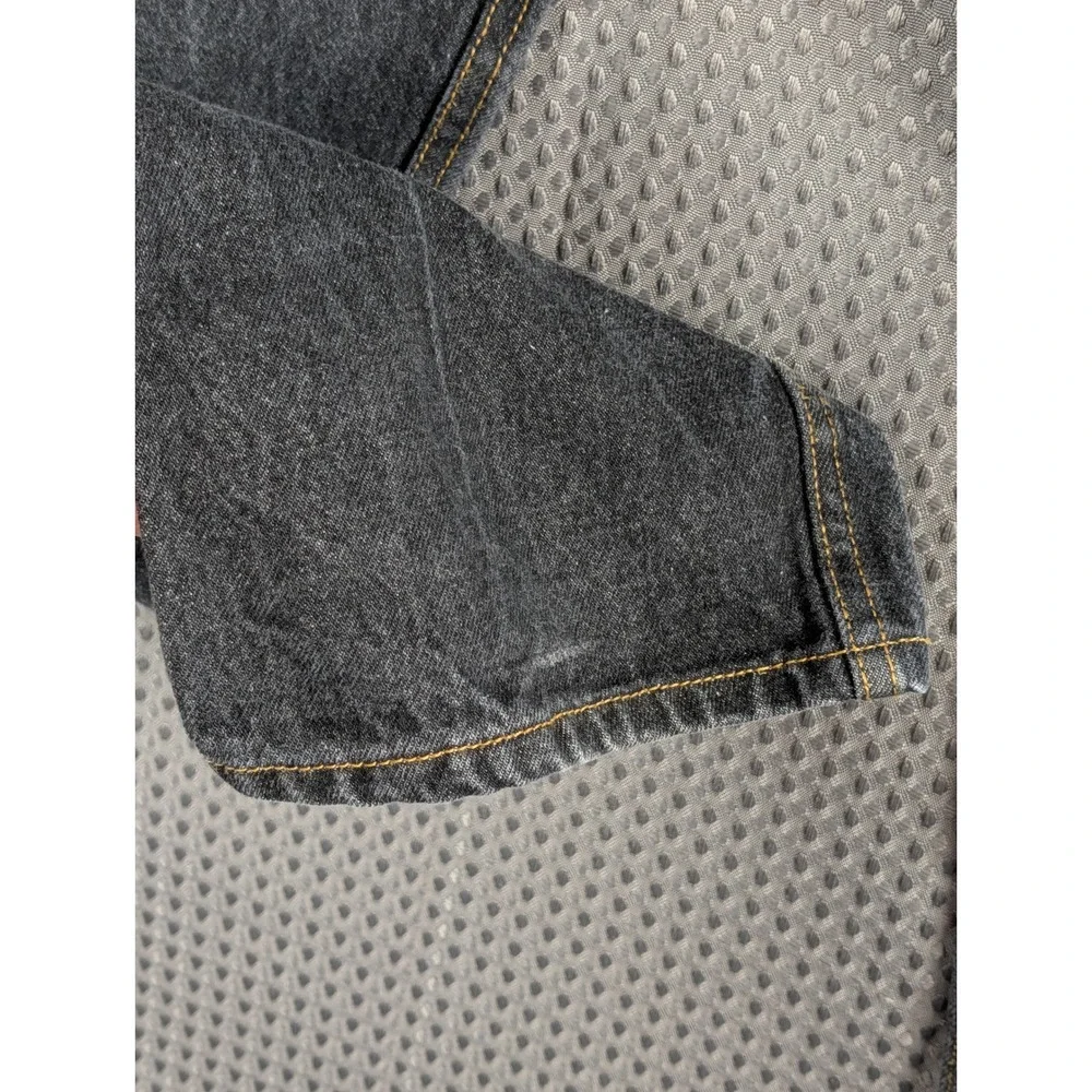 Levis 501XX Button Fly Jeans Mens 33x32 Faded Black Straight Fit Made in Mexico